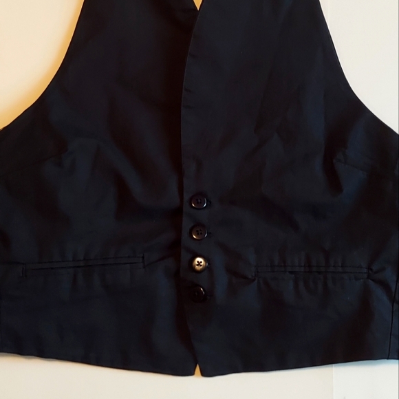 NEW Anthropologie Maeve women's cotton halter vest black top- size 10 - Picture 4 of 12